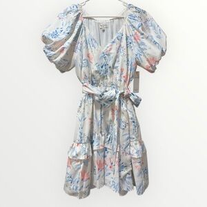 Aura Floral Wrap Dress